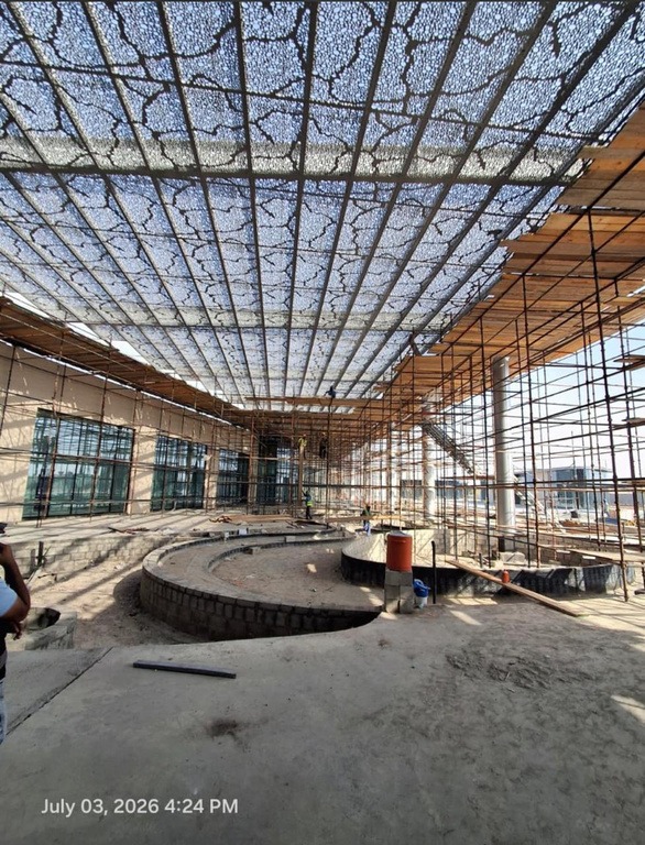 Steel Canopy & External Stairs - project view 1